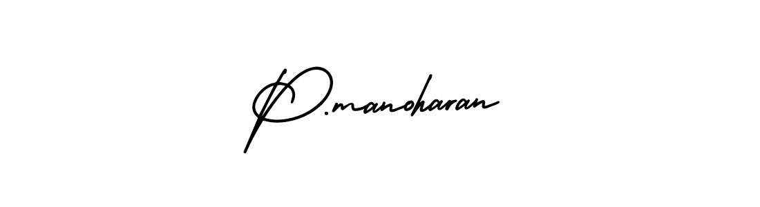 It looks lik you need a new signature style for name P.manoharan. Design unique handwritten (AmerikaSignatureDemo-Regular) signature with our free signature maker in just a few clicks. P.manoharan signature style 3 images and pictures png
