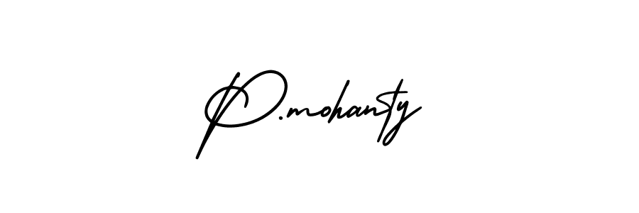 Also we have P.mohanty name is the best signature style. Create professional handwritten signature collection using AmerikaSignatureDemo-Regular autograph style. P.mohanty signature style 3 images and pictures png