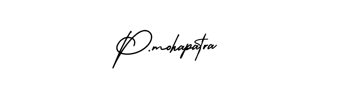 You should practise on your own different ways (AmerikaSignatureDemo-Regular) to write your name (P.mohapatra) in signature. don't let someone else do it for you. P.mohapatra signature style 3 images and pictures png