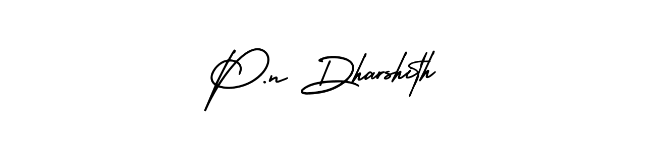 It looks lik you need a new signature style for name P.n Dharshith. Design unique handwritten (AmerikaSignatureDemo-Regular) signature with our free signature maker in just a few clicks. P.n Dharshith signature style 3 images and pictures png