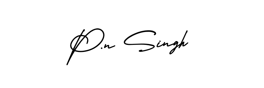 How to Draw P.n Singh signature style? AmerikaSignatureDemo-Regular is a latest design signature styles for name P.n Singh. P.n Singh signature style 3 images and pictures png