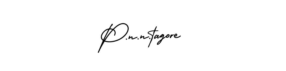 AmerikaSignatureDemo-Regular is a professional signature style that is perfect for those who want to add a touch of class to their signature. It is also a great choice for those who want to make their signature more unique. Get P.n.n.tagore name to fancy signature for free. P.n.n.tagore signature style 3 images and pictures png