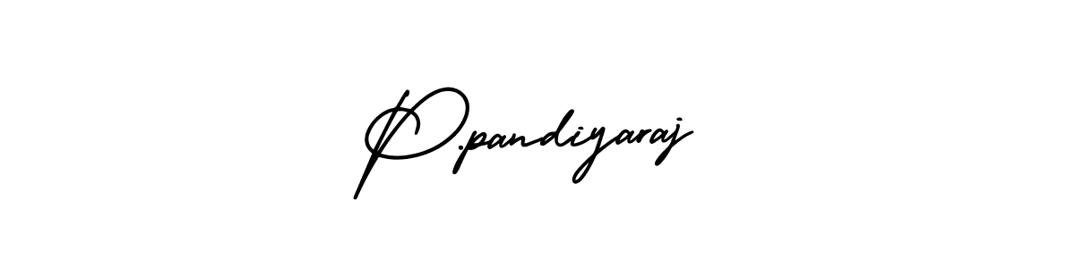 Use a signature maker to create a handwritten signature online. With this signature software, you can design (AmerikaSignatureDemo-Regular) your own signature for name P.pandiyaraj. P.pandiyaraj signature style 3 images and pictures png