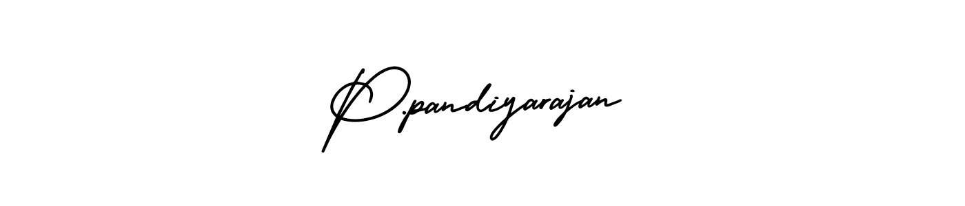 Design your own signature with our free online signature maker. With this signature software, you can create a handwritten (AmerikaSignatureDemo-Regular) signature for name P.pandiyarajan. P.pandiyarajan signature style 3 images and pictures png