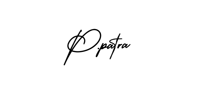 Make a beautiful signature design for name P.patra. With this signature (AmerikaSignatureDemo-Regular) style, you can create a handwritten signature for free. P.patra signature style 3 images and pictures png