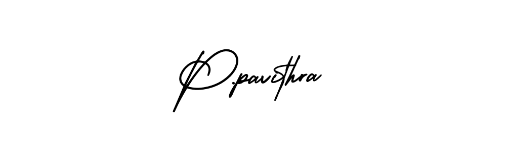 It looks lik you need a new signature style for name P.pavithra. Design unique handwritten (AmerikaSignatureDemo-Regular) signature with our free signature maker in just a few clicks. P.pavithra signature style 3 images and pictures png