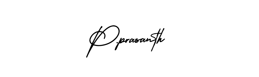 AmerikaSignatureDemo-Regular is a professional signature style that is perfect for those who want to add a touch of class to their signature. It is also a great choice for those who want to make their signature more unique. Get P.prasanth name to fancy signature for free. P.prasanth signature style 3 images and pictures png