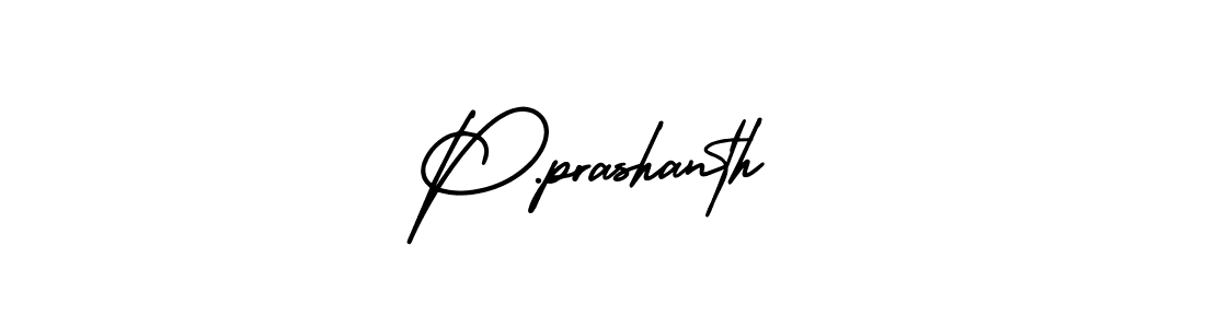 Also we have P.prashanth name is the best signature style. Create professional handwritten signature collection using AmerikaSignatureDemo-Regular autograph style. P.prashanth signature style 3 images and pictures png