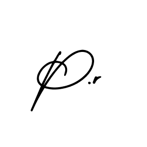 It looks lik you need a new signature style for name P.r. Design unique handwritten (AmerikaSignatureDemo-Regular) signature with our free signature maker in just a few clicks. P.r signature style 3 images and pictures png