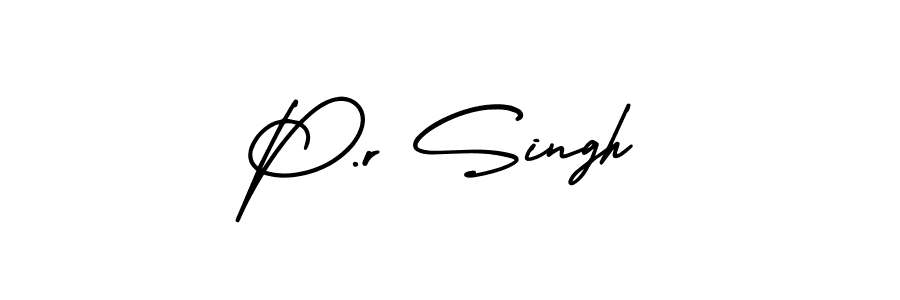 Also we have P.r Singh name is the best signature style. Create professional handwritten signature collection using AmerikaSignatureDemo-Regular autograph style. P.r Singh signature style 3 images and pictures png