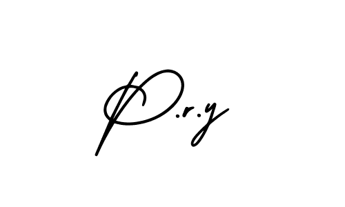 Check out images of Autograph of P.r.y name. Actor P.r.y Signature Style. AmerikaSignatureDemo-Regular is a professional sign style online. P.r.y signature style 3 images and pictures png