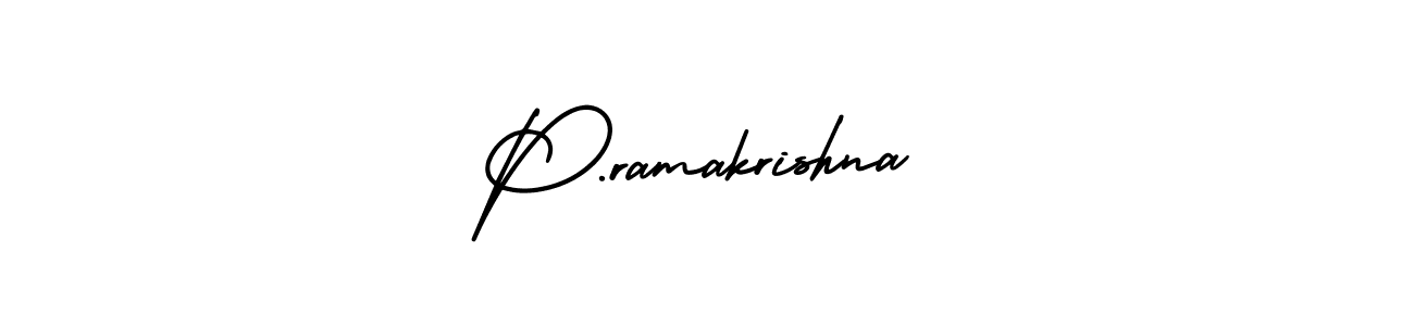 if you are searching for the best signature style for your name P.ramakrishna. so please give up your signature search. here we have designed multiple signature styles  using AmerikaSignatureDemo-Regular. P.ramakrishna signature style 3 images and pictures png