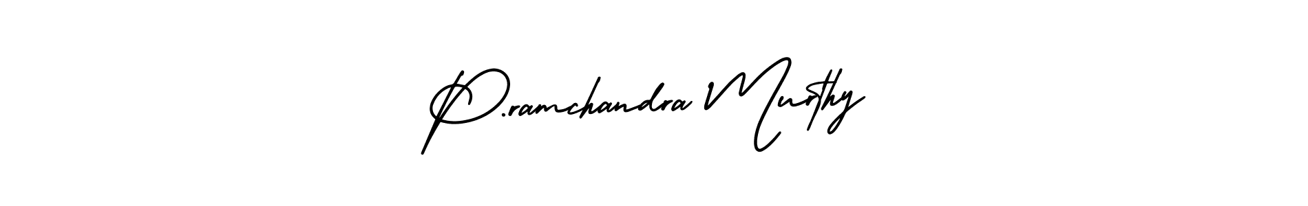 Design your own signature with our free online signature maker. With this signature software, you can create a handwritten (AmerikaSignatureDemo-Regular) signature for name P.ramchandra Murthy. P.ramchandra Murthy signature style 3 images and pictures png