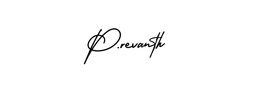 It looks lik you need a new signature style for name P.revanth. Design unique handwritten (AmerikaSignatureDemo-Regular) signature with our free signature maker in just a few clicks. P.revanth signature style 3 images and pictures png