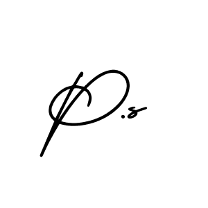 if you are searching for the best signature style for your name P.s. so please give up your signature search. here we have designed multiple signature styles  using AmerikaSignatureDemo-Regular. P.s signature style 3 images and pictures png