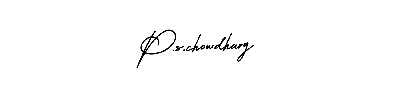 It looks lik you need a new signature style for name P.s.chowdhary. Design unique handwritten (AmerikaSignatureDemo-Regular) signature with our free signature maker in just a few clicks. P.s.chowdhary signature style 3 images and pictures png