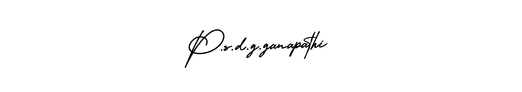 Create a beautiful signature design for name P.s.d.g.ganapathi. With this signature (AmerikaSignatureDemo-Regular) fonts, you can make a handwritten signature for free. P.s.d.g.ganapathi signature style 3 images and pictures png