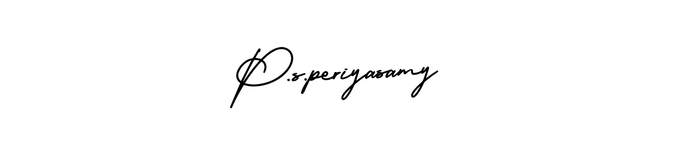 It looks lik you need a new signature style for name P.s.periyasamy. Design unique handwritten (AmerikaSignatureDemo-Regular) signature with our free signature maker in just a few clicks. P.s.periyasamy signature style 3 images and pictures png