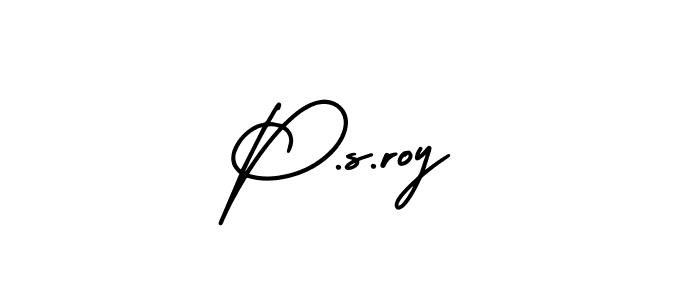 Also You can easily find your signature by using the search form. We will create P.s.roy name handwritten signature images for you free of cost using AmerikaSignatureDemo-Regular sign style. P.s.roy signature style 3 images and pictures png
