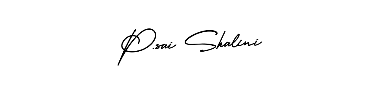 AmerikaSignatureDemo-Regular is a professional signature style that is perfect for those who want to add a touch of class to their signature. It is also a great choice for those who want to make their signature more unique. Get P.sai Shalini name to fancy signature for free. P.sai Shalini signature style 3 images and pictures png