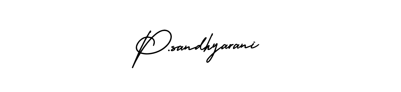 Also You can easily find your signature by using the search form. We will create P.sandhyarani name handwritten signature images for you free of cost using AmerikaSignatureDemo-Regular sign style. P.sandhyarani signature style 3 images and pictures png