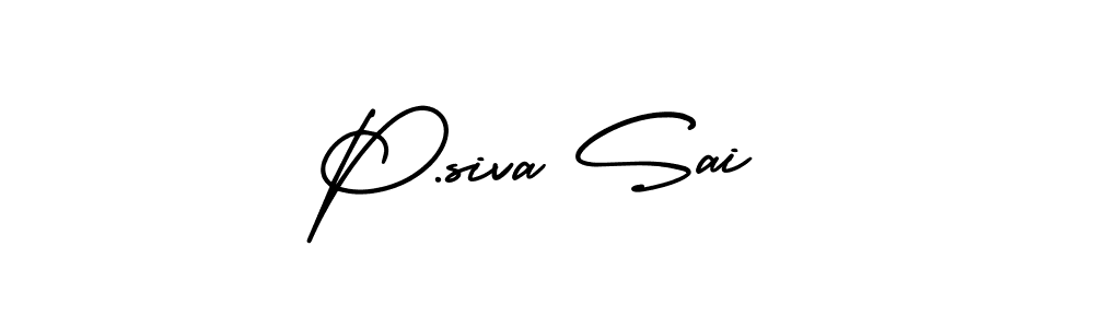 It looks lik you need a new signature style for name P.siva Sai. Design unique handwritten (AmerikaSignatureDemo-Regular) signature with our free signature maker in just a few clicks. P.siva Sai signature style 3 images and pictures png