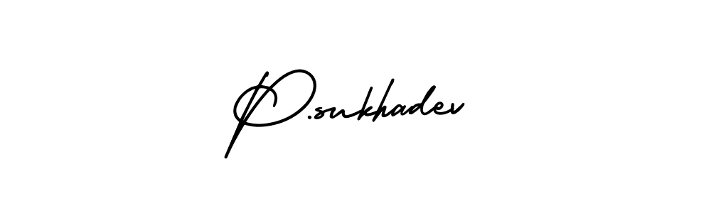 You can use this online signature creator to create a handwritten signature for the name P.sukhadev. This is the best online autograph maker. P.sukhadev signature style 3 images and pictures png