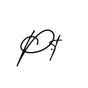 How to Draw P.t signature style? AmerikaSignatureDemo-Regular is a latest design signature styles for name P.t. P.t signature style 3 images and pictures png