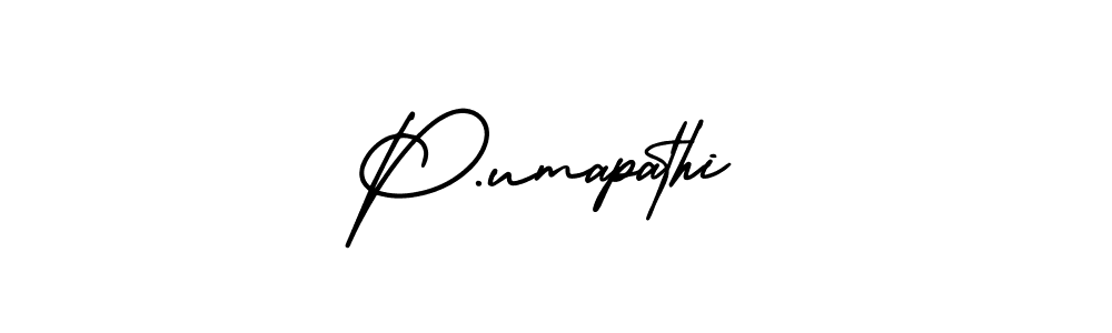 Make a beautiful signature design for name P.umapathi. Use this online signature maker to create a handwritten signature for free. P.umapathi signature style 3 images and pictures png