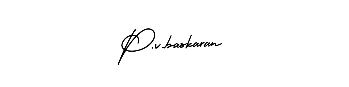 Make a short P.v.baskaran signature style. Manage your documents anywhere anytime using AmerikaSignatureDemo-Regular. Create and add eSignatures, submit forms, share and send files easily. P.v.baskaran signature style 3 images and pictures png