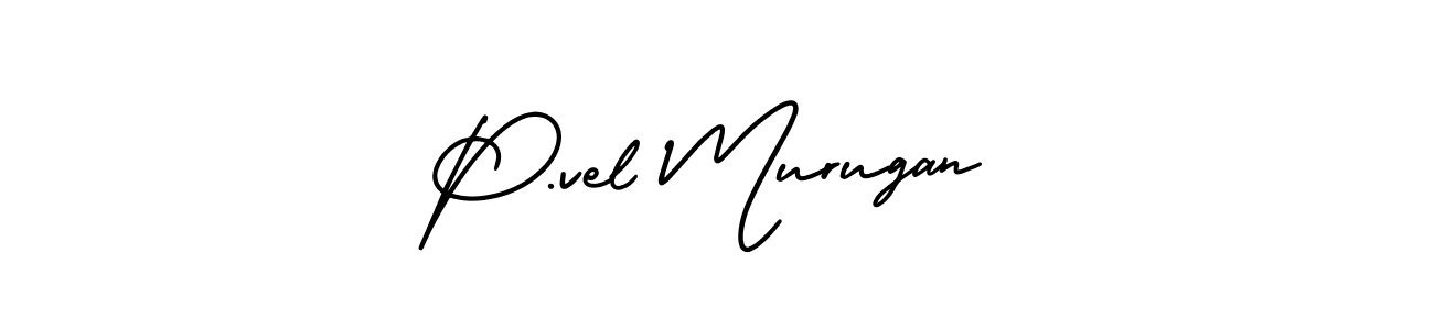 How to Draw P.vel Murugan signature style? AmerikaSignatureDemo-Regular is a latest design signature styles for name P.vel Murugan. P.vel Murugan signature style 3 images and pictures png