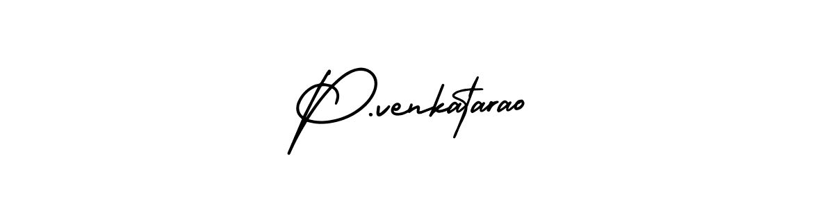 How to make P.venkatarao signature? AmerikaSignatureDemo-Regular is a professional autograph style. Create handwritten signature for P.venkatarao name. P.venkatarao signature style 3 images and pictures png