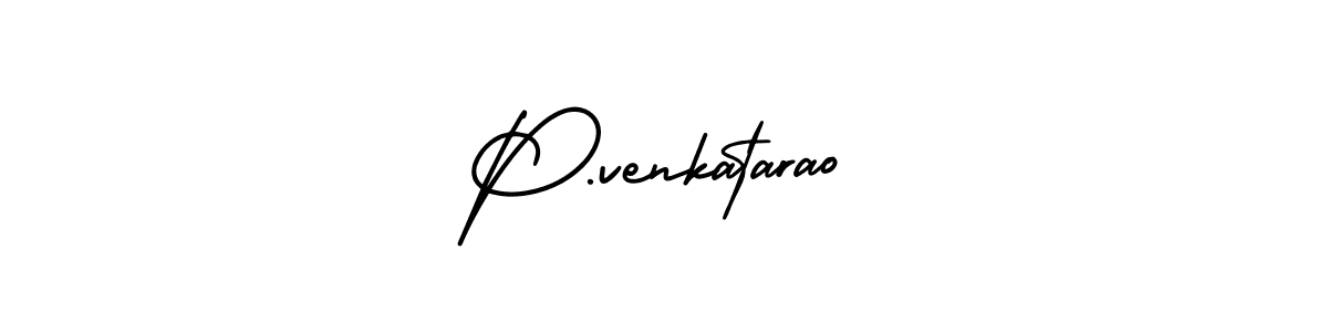 How to make P.venkatarao signature? AmerikaSignatureDemo-Regular is a professional autograph style. Create handwritten signature for P.venkatarao name. P.venkatarao signature style 3 images and pictures png