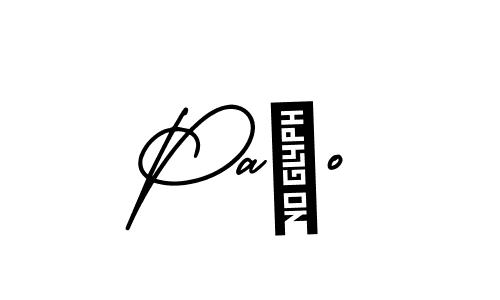 How to Draw Paño signature style? AmerikaSignatureDemo-Regular is a latest design signature styles for name Paño. Paño signature style 3 images and pictures png