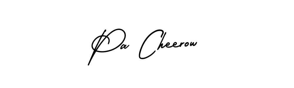 Make a short Pa Cheerow signature style. Manage your documents anywhere anytime using AmerikaSignatureDemo-Regular. Create and add eSignatures, submit forms, share and send files easily. Pa Cheerow signature style 3 images and pictures png