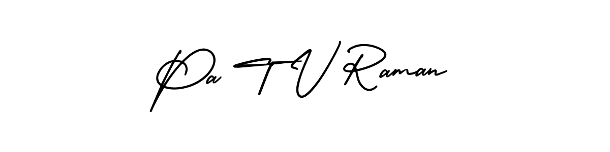 Make a beautiful signature design for name Pa T V Raman. Use this online signature maker to create a handwritten signature for free. Pa T V Raman signature style 3 images and pictures png