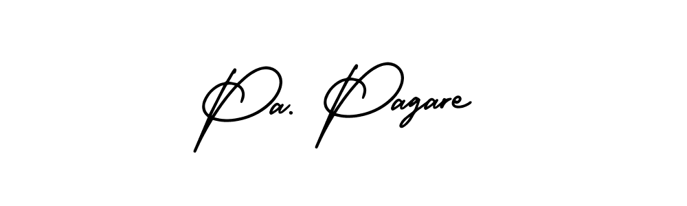 The best way (AmerikaSignatureDemo-Regular) to make a short signature is to pick only two or three words in your name. The name Pa. Pagare include a total of six letters. For converting this name. Pa. Pagare signature style 3 images and pictures png