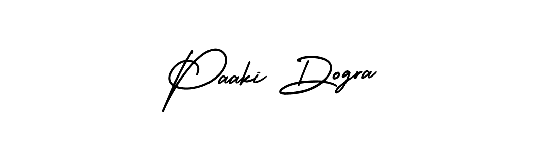 AmerikaSignatureDemo-Regular is a professional signature style that is perfect for those who want to add a touch of class to their signature. It is also a great choice for those who want to make their signature more unique. Get Paaki Dogra name to fancy signature for free. Paaki Dogra signature style 3 images and pictures png