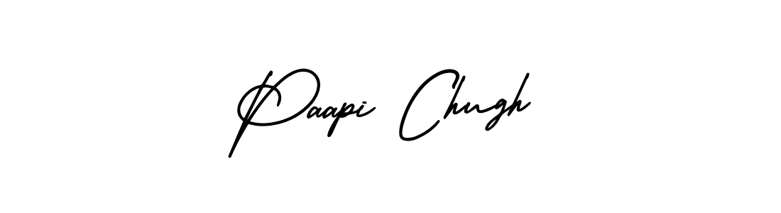 Create a beautiful signature design for name Paapi Chugh. With this signature (AmerikaSignatureDemo-Regular) fonts, you can make a handwritten signature for free. Paapi Chugh signature style 3 images and pictures png