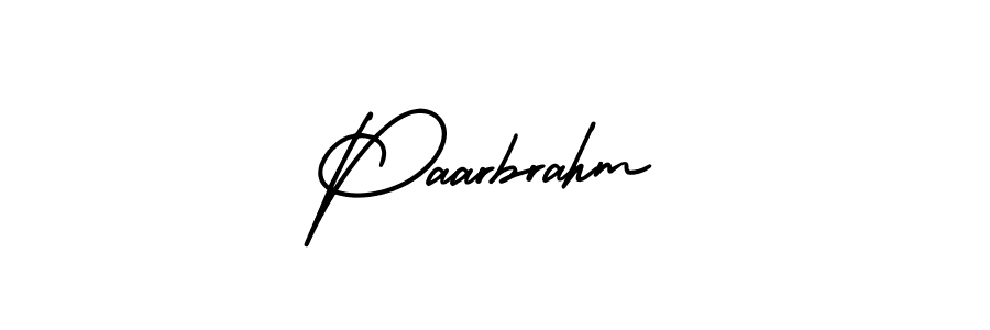 Also You can easily find your signature by using the search form. We will create Paarbrahm name handwritten signature images for you free of cost using AmerikaSignatureDemo-Regular sign style. Paarbrahm signature style 3 images and pictures png