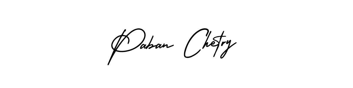 Also we have Paban Chetry name is the best signature style. Create professional handwritten signature collection using AmerikaSignatureDemo-Regular autograph style. Paban Chetry signature style 3 images and pictures png