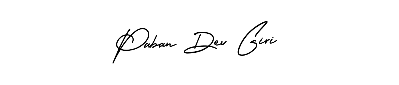 Similarly AmerikaSignatureDemo-Regular is the best handwritten signature design. Signature creator online .You can use it as an online autograph creator for name Paban Dev Giri. Paban Dev Giri signature style 3 images and pictures png