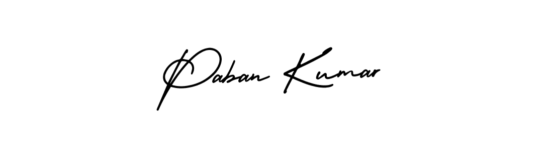 Also You can easily find your signature by using the search form. We will create Paban Kumar name handwritten signature images for you free of cost using AmerikaSignatureDemo-Regular sign style. Paban Kumar signature style 3 images and pictures png