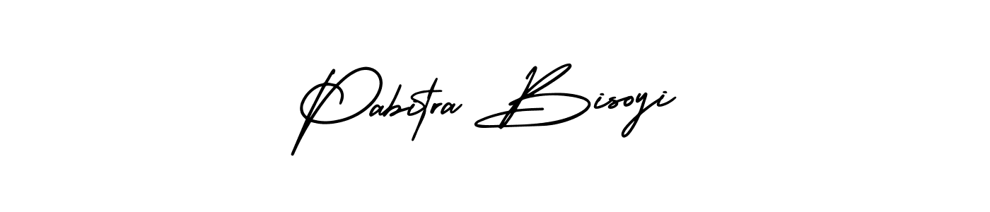 It looks lik you need a new signature style for name Pabitra Bisoyi. Design unique handwritten (AmerikaSignatureDemo-Regular) signature with our free signature maker in just a few clicks. Pabitra Bisoyi signature style 3 images and pictures png