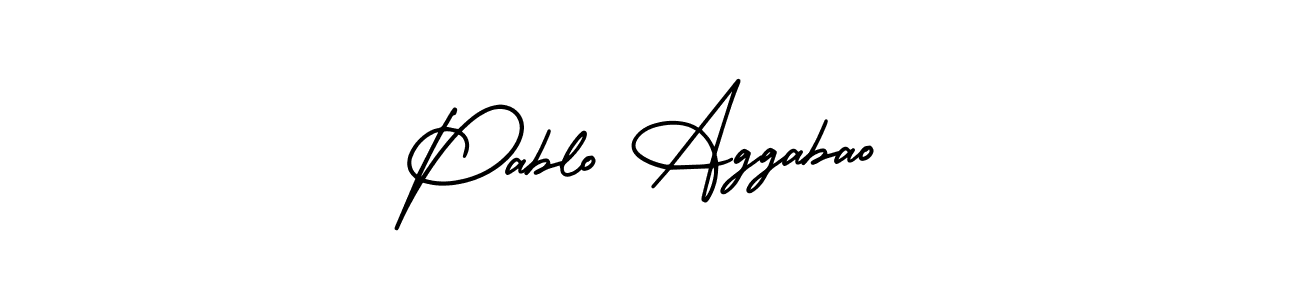 if you are searching for the best signature style for your name Pablo Aggabao. so please give up your signature search. here we have designed multiple signature styles  using AmerikaSignatureDemo-Regular. Pablo Aggabao signature style 3 images and pictures png