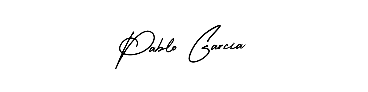 You should practise on your own different ways (AmerikaSignatureDemo-Regular) to write your name (Pablo Garcia) in signature. don't let someone else do it for you. Pablo Garcia signature style 3 images and pictures png