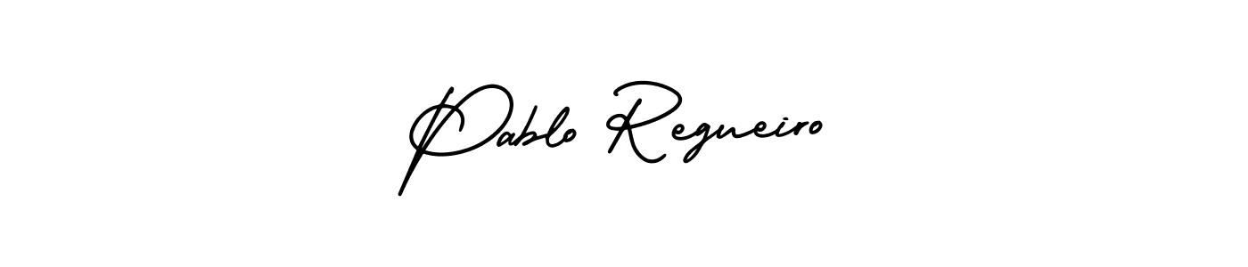Also You can easily find your signature by using the search form. We will create Pablo Regueiro name handwritten signature images for you free of cost using AmerikaSignatureDemo-Regular sign style. Pablo Regueiro signature style 3 images and pictures png