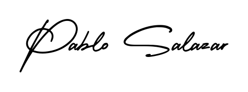 Make a beautiful signature design for name Pablo Salazar. With this signature (AmerikaSignatureDemo-Regular) style, you can create a handwritten signature for free. Pablo Salazar signature style 3 images and pictures png