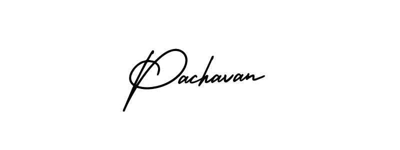 Make a beautiful signature design for name Pachavan. Use this online signature maker to create a handwritten signature for free. Pachavan signature style 3 images and pictures png