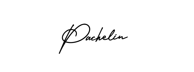 Pachelin stylish signature style. Best Handwritten Sign (AmerikaSignatureDemo-Regular) for my name. Handwritten Signature Collection Ideas for my name Pachelin. Pachelin signature style 3 images and pictures png